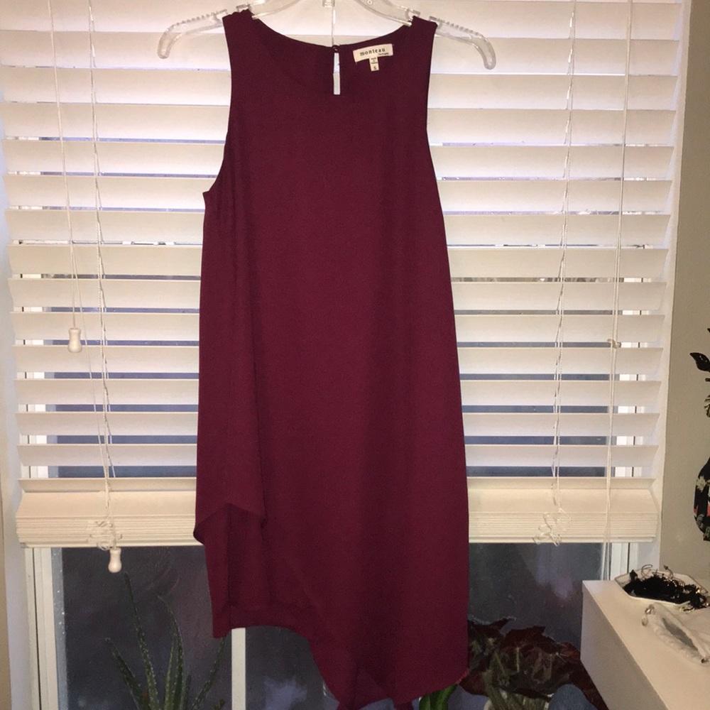 Maroon Tank Dress